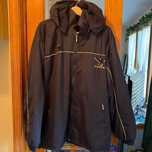 Navy Blue Fleece Lined Water Resistant Alaska Jacket